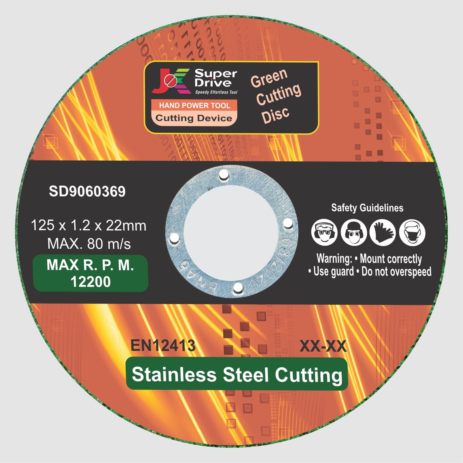 5 GREEN CUTTING WHEEL