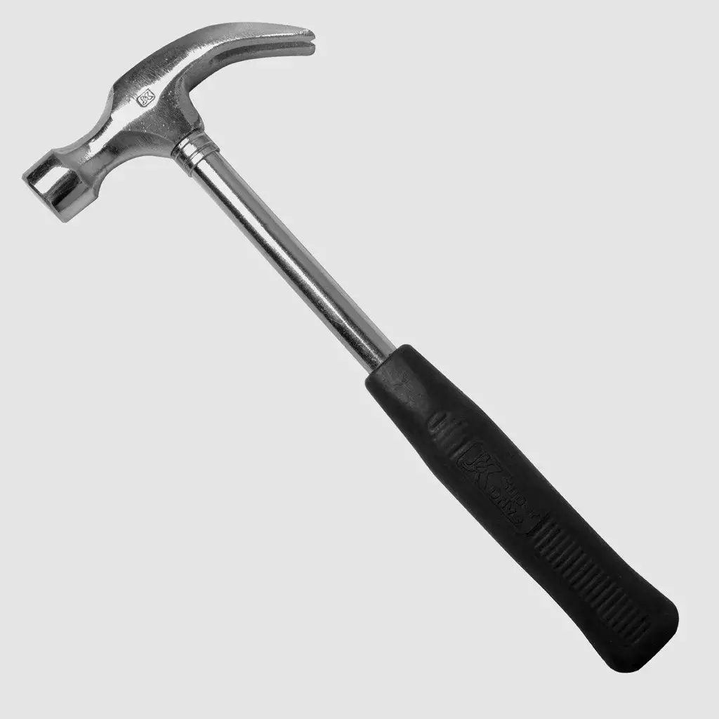 CLAW HAMMER WITH STEEL HANDLE